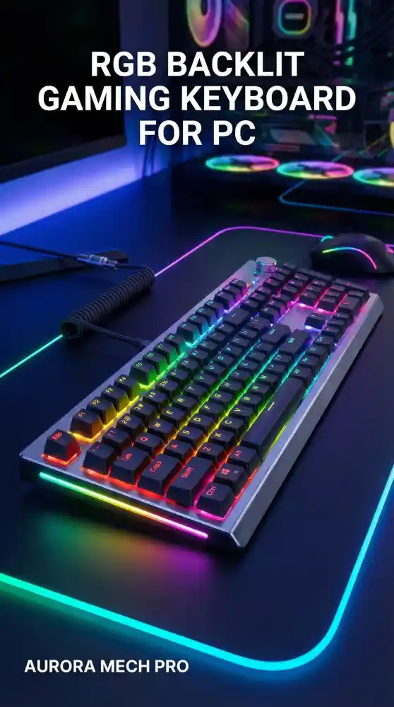 RGB Backlit Gaming Keyboard for PC