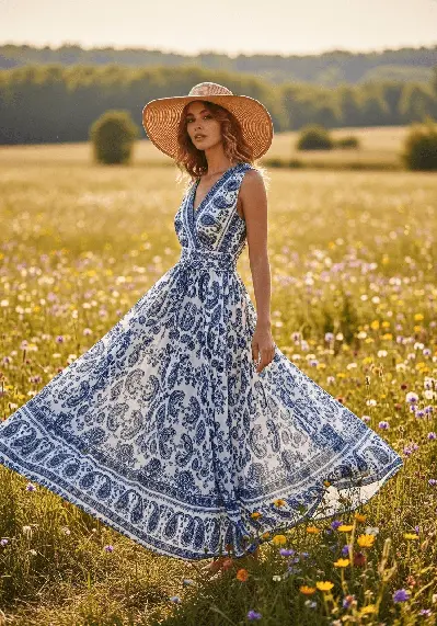 Boho Chic Maxi Dress thumbnail 2